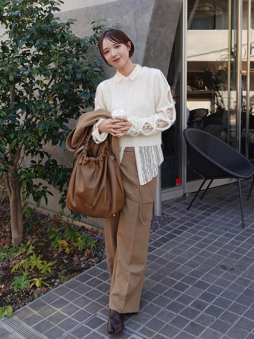 セール】Open Cable Sweater（ニット/セーター）｜leinwande（ライン