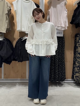 「coca（coca）（コカ）のアイテム」を使った、ありすさん（レディース・163cm）の春コーディネート