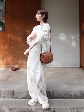 「AMELY（エミリー）のアイテム」を使った、ありすさん（レディース・163cm）の春コーディネート