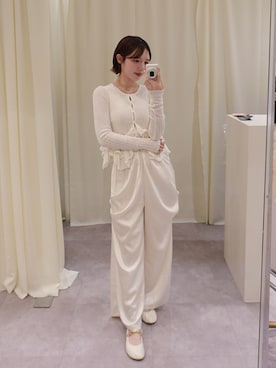 「ワントーン」｜ありすさん（レディース・163cm）の春コーディネート
