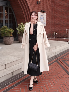 「アイテム（フレグランス）」を使った、ありすさん（レディース・163cm）の秋コーディネート