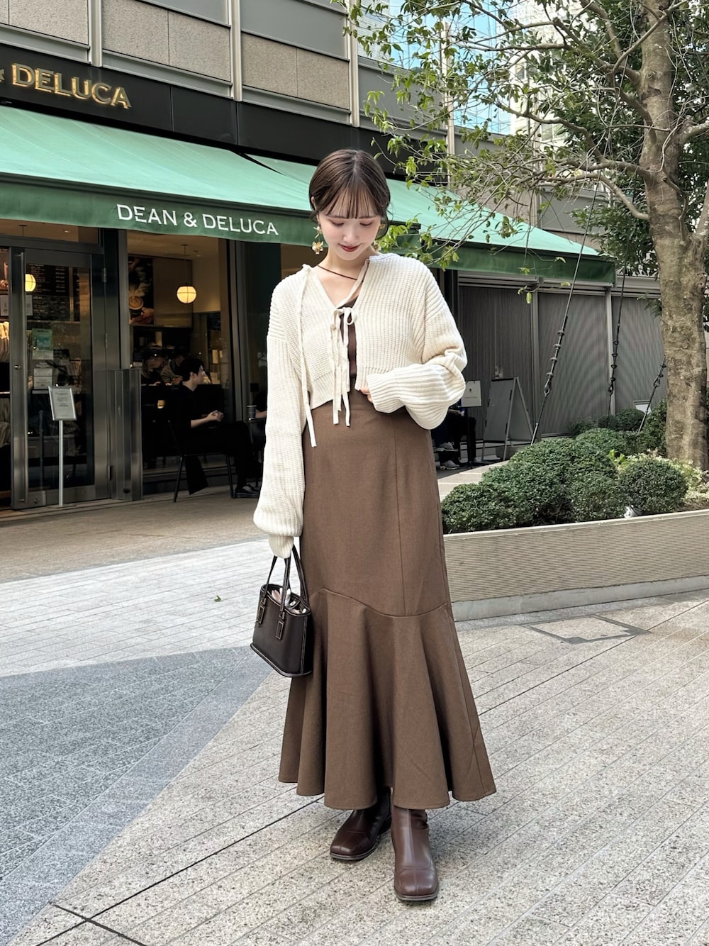 カーブ切り替えマーメイドスカート【セットアップ可能】を使った人気