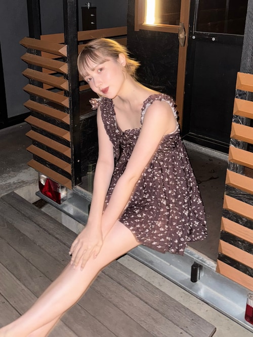 リボン花柄 半袖チュニック ピンク セール】【リンク】花柄チュニック(キッズ)（シャツ/ブラウス