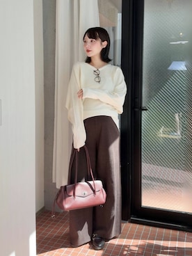 「Zoff（ゾフ）のアイテム」を使った、ありすさん（レディース・163cm）の秋コーディネート
