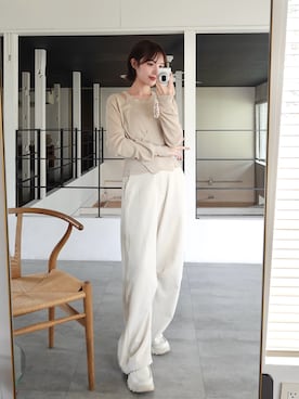 「ReFa（リファ）のアイテム」を使った、ありすさん（レディース・163cm）の春コーディネート