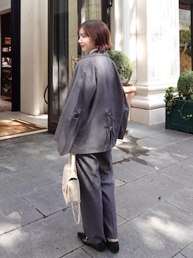 「アイテム（フレグランス）」を使った、ありすさん（レディース・163cm）の秋コーディネート