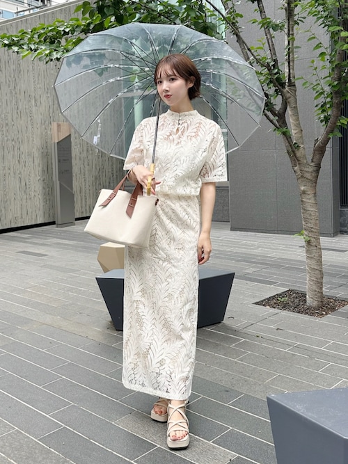 anuans スカラップレースヘムタイトスカート anuans｜スカラップレースヘムタイトスカート | Rakuten Fashion
