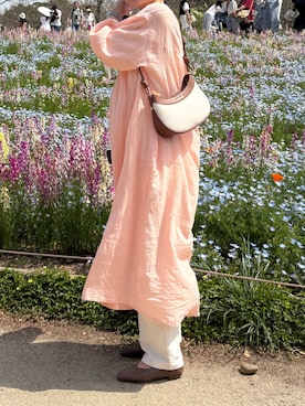 「CHARLES & KEITH（チャールズ & キース）のアイテム」を使った、さかなかささん（骨格ウェーブ・レディース・154cm）の春コーディネート