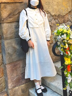 「Francfranc（フランフラン）のアイテム（トートバッグ）」を使った、なつぷさん（レディース・166cm）の春コーディネート