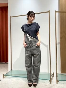 「アイテム（つなぎ/オールインワン）」を使った、wg_shimizuさん（レディース・161cm）の夏コーディネート