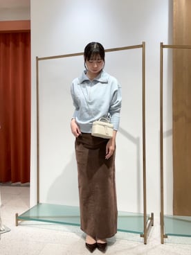 「アイテム（スウェット）」を使った、wg_shimizuさん（レディース・161cm）の夏コーディネート