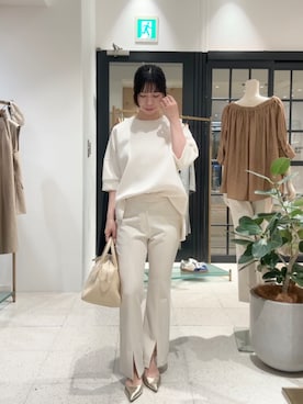 「Whim Gazette（ウィムガゼット）の【Hoaw.】Knot チョーカー（チョーカー）」を使った、wg_shimizuさん（レディース・161cm）の夏コーディネート