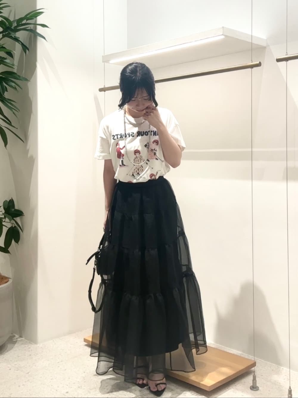 Whim Gazette ウィムガゼット オーガンジースカート Whim Gazette スカート オーガンジーマーメイドスカート3