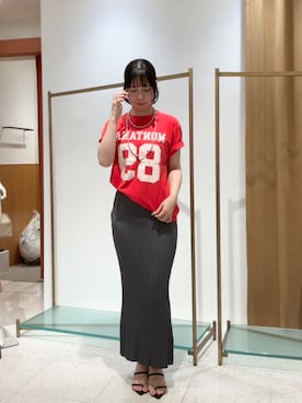 「アイテム（アクセサリー）」を使った、wg_shimizuさん（レディース・161cm・20代）の夏コーディネート