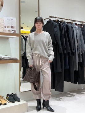 「アイテム（チョーカー）」を使った、wg_shimizuさん（レディース・161cm・20代）の冬コーディネート