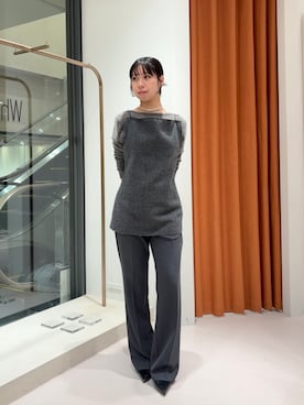 「Whim Gazette（ウィムガゼット）の【Hoaw.】チョーカー（チョーカー）」を使った、wg_shimizuさん（レディース・161cm）の秋コーディネート