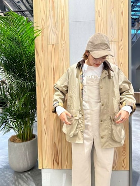 「Barbour（バブアー）の『別注』Barbour　BEDALE（その他アウター）」を使った、mei0067さん（レディース・163cm）の秋コーディネート