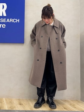 カラーネップアルパカニットキャミソールを使った人気ファッション