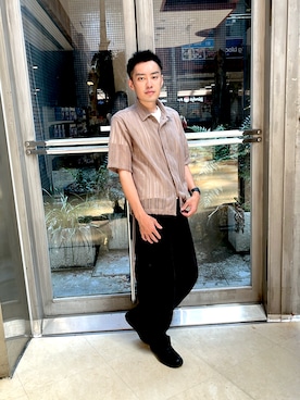 「no brand（ノーブランド）のアイテム」を使った、weardaisuke127さん（メンズ・171cm）の夏コーディネート