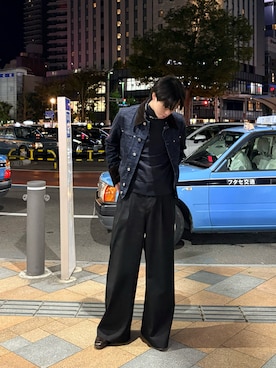 「HERE'S（HERE'S）のアイテム」を使った、Kentoさん（メンズ・175cm）の秋コーディネート