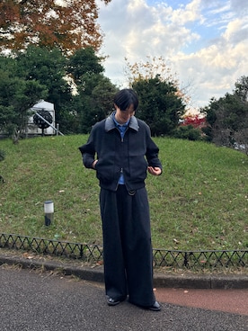 「アイテム（キーケース/キーアクセサリー）」を使った、Kentoさん（メンズ・175cm）の秋コーディネート