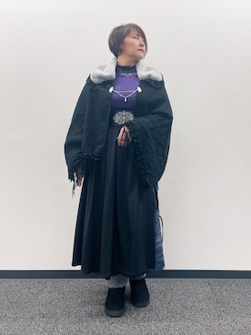 「アイテム（雑貨/ホビー）」を使った、ジョーさん（レディース・161cm）の秋コーディネート