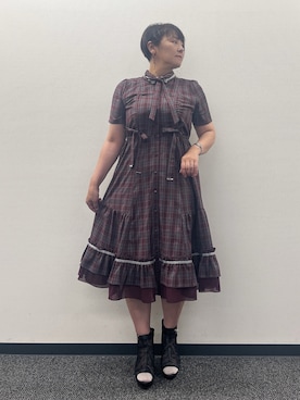 「アイテム（ブーツ）」を使った、ジョーさん（レディース・161cm）の夏コーディネート