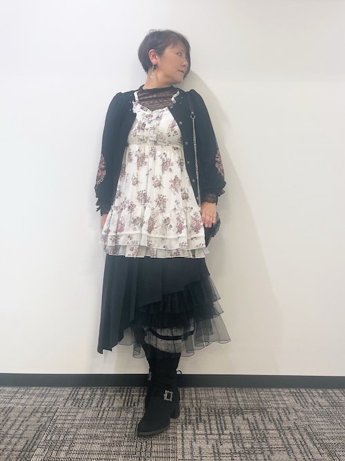 花柄キャミチュニック（チュニック）｜axes femme（アクシーズ