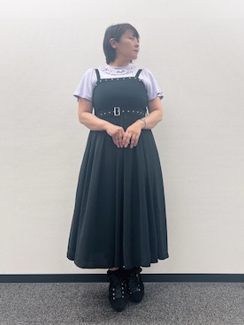 「axes femme（アクシーズファム）のアイテム（ワンピース）」を使った、ジョーさん（レディース・161cm）の夏コーディネート