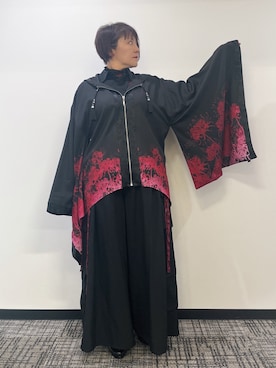 「アイテム（その他アウター）」を使った、ジョーさん（レディース・161cm）の秋コーディネート