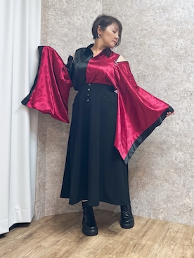 「秋」｜「アイテム（ブーツ）」を使った、ジョーさん（レディース・161cm）の夏コーディネート