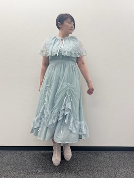 「アイテム（ブーツ）」を使った、ジョーさん（レディース・161cm）の夏コーディネート