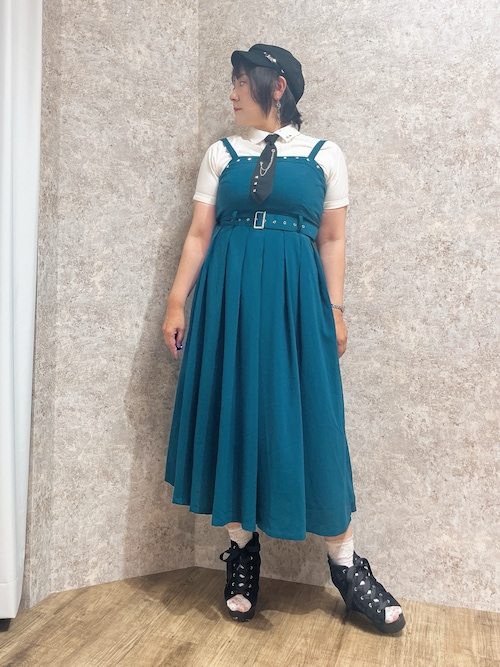 スタッズジャンスカ（ジャンパースカート）｜axes femme