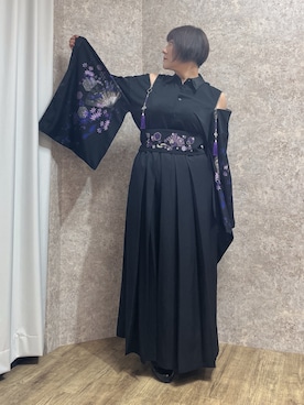 「アイテム（その他アウター）」を使った、ジョーさん（レディース・161cm）の秋コーディネート