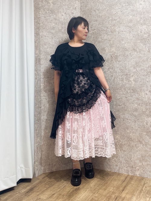 ラッフルフリルガウン | レディース服・レディースファッション