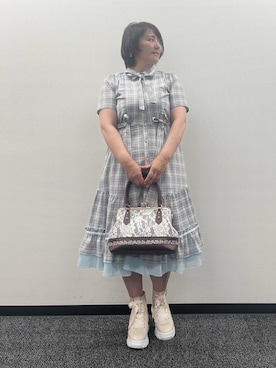 「アイテム（パンプス）」を使った、ジョーさん（レディース・161cm）の夏コーディネート