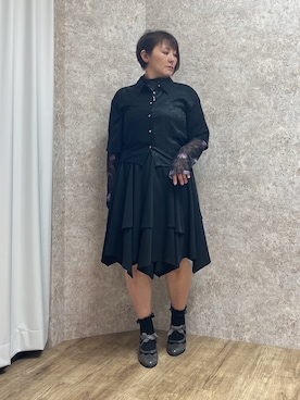 「アイテム（パンプス）」を使った、ジョーさん（レディース・161cm）の夏コーディネート