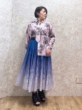 「AXES-X（アクシーズエックス）のアイテム」を使った、ジョーさん（レディース・161cm）の春コーディネート