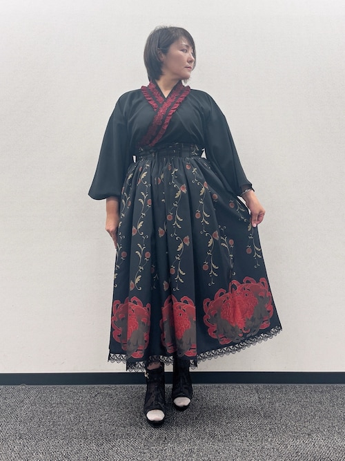 新品タグ付アクシーズファムシャルミエールChalmiere和風ブラウス★パープル 和風ブラウス | Chalmiere │ axes femme onlineshop