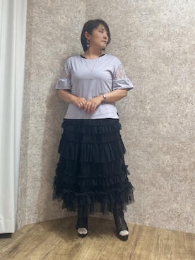 「アイテム（ブーツ）」を使った、ジョーさん（レディース・161cm）の夏コーディネート