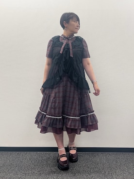 「axes femme（アクシーズファム）のアイテム」を使った、ジョーさん（レディース・161cm）の夏コーディネート
