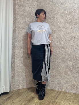 「axes femme（アクシーズファム）のアイテム」を使った、ジョーさん（レディース・161cm）の夏コーディネート