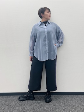 「アイテム（パンプス）」を使った、ジョーさん（レディース・161cm）の夏コーディネート