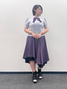 「アイテム（ブーツ）」を使った、ジョーさん（レディース・161cm）の夏コーディネート