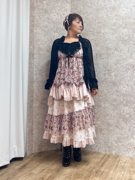 「アイテム（チュニック）」を使った、ジョーさん（レディース・161cm）の秋コーディネート
