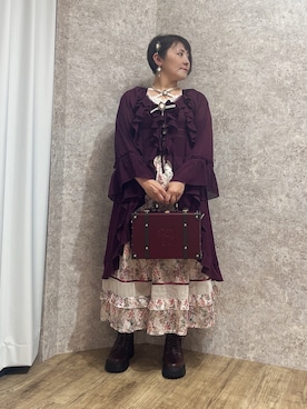 「アイテム（チャーム）」を使った、ジョーさん（レディース・161cm）の夏コーディネート