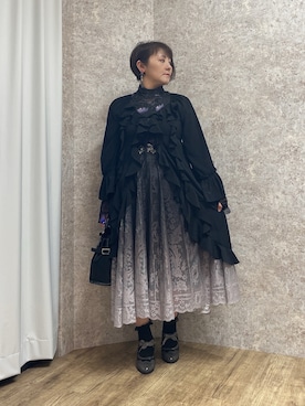 「アイテム（ボストンバッグ）」を使った、ジョーさん（レディース・161cm）の夏コーディネート