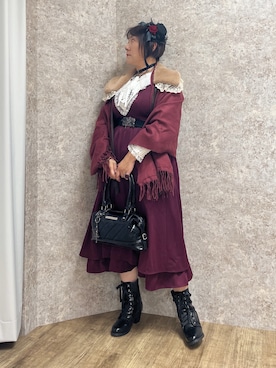 「アイテム（その他雑貨）」を使った、ジョーさん（レディース・161cm）の秋コーディネート