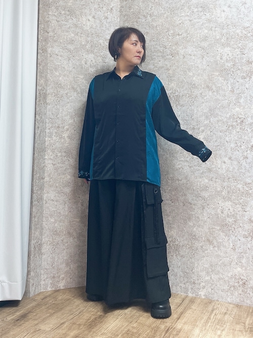 バックル使いワークブーツ