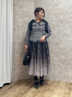 「アイテム（パンプス）」を使った、ジョーさん（レディース・161cm）の夏コーディネート